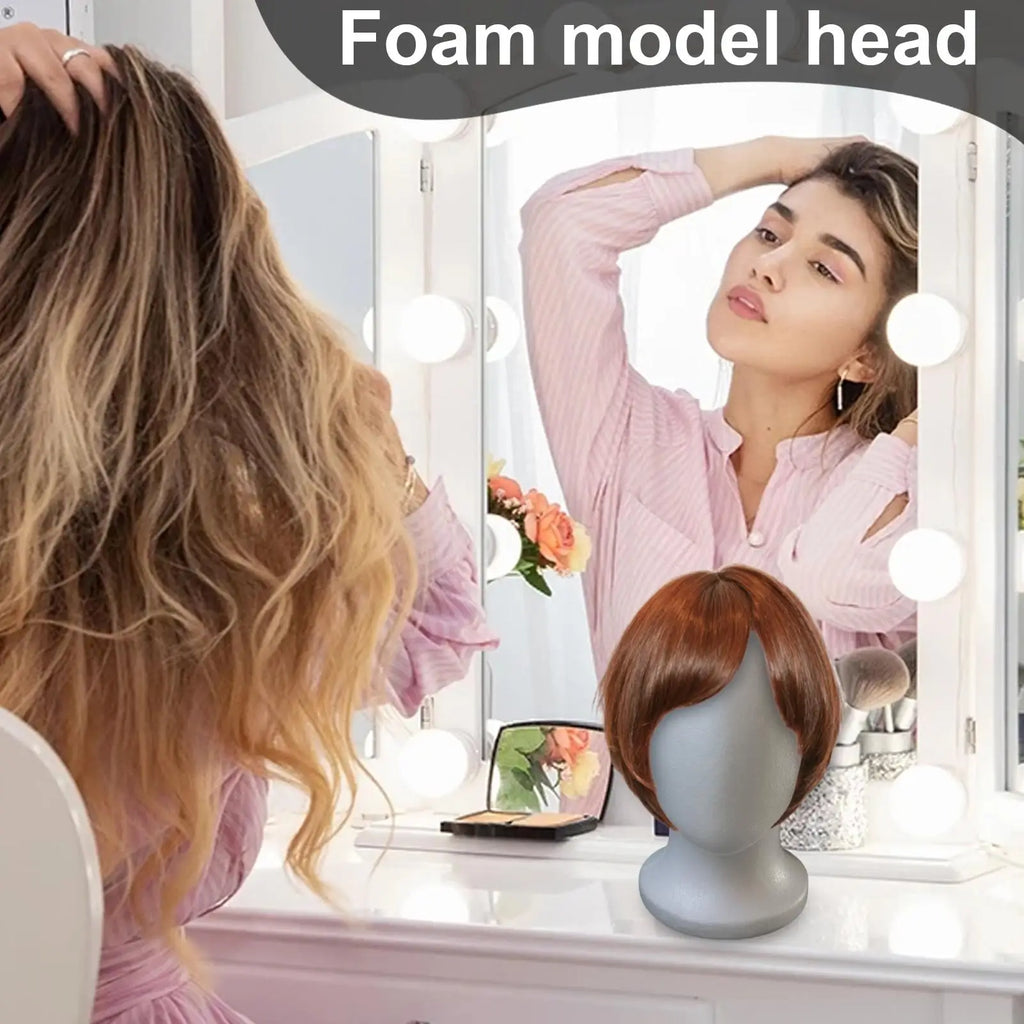 Foam Mannequin Head for Wigs, Hats & Salon Display