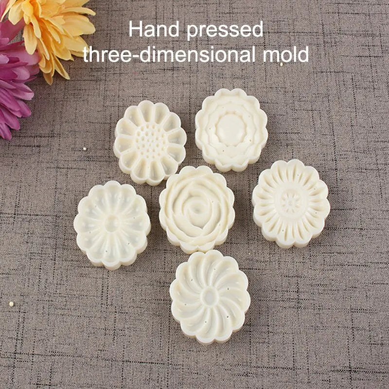 Mooncake Mold Mid-autumn Festival Hand-pressure Flower Moon Cake