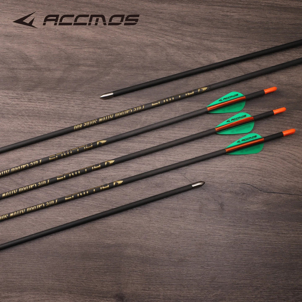 6 12 ID4 Pure Carbon Arrow Spine 600 700 800 900 1000 1100 1300 1500