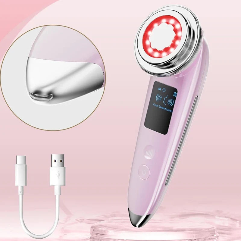 4-in-1 Microcurrent Facial Machine – Skin Tightening Device