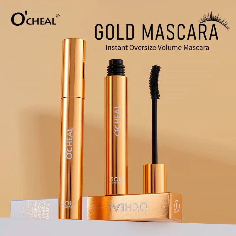 O'CHEAL 3D Silk Black Mascara – Volumizing, Curling & Waterproof