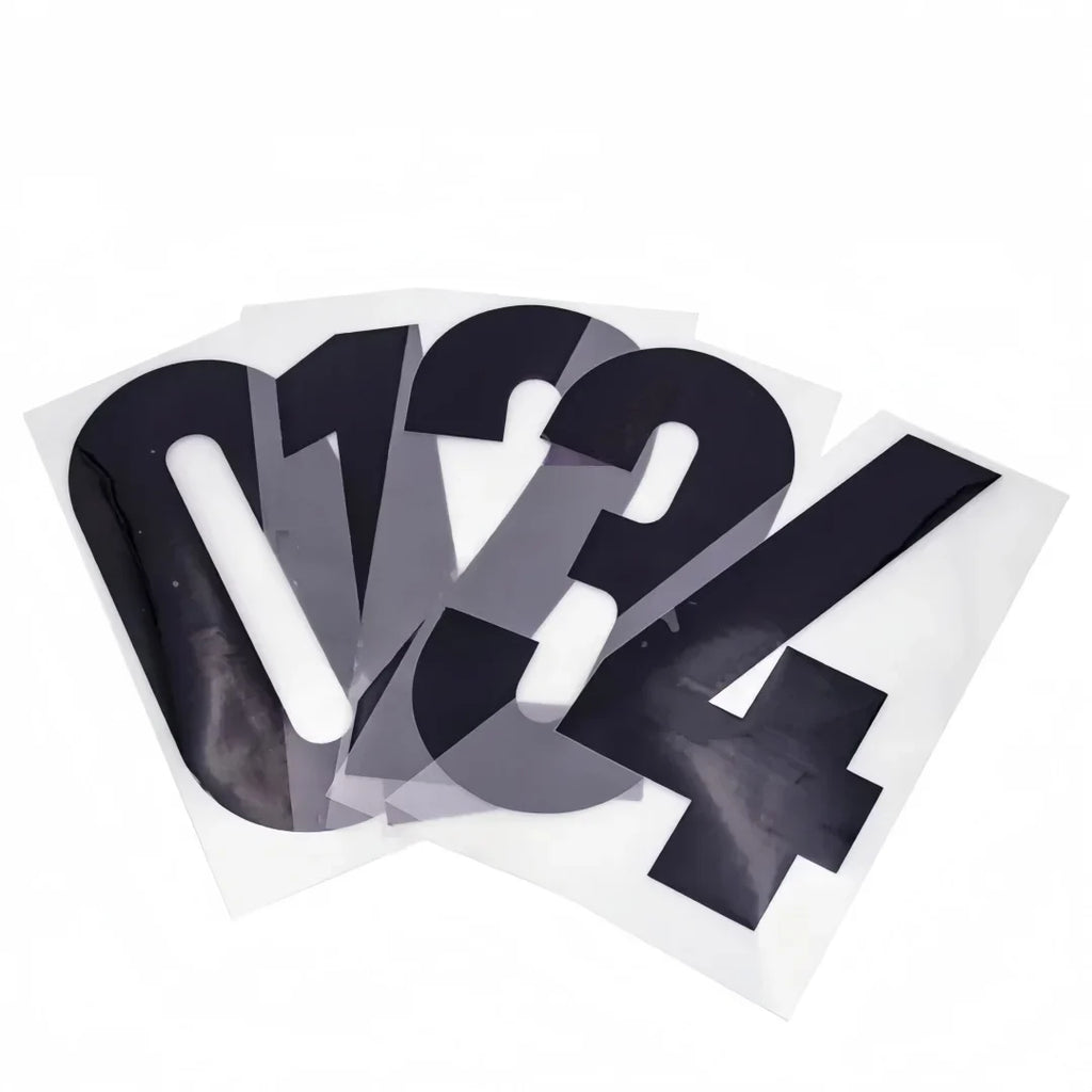 10-Piece Iron-On Number Patches | Heat Transfer PU Vinyl Set