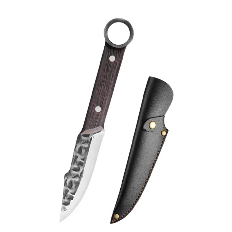 Hand Forged BBQ Chef Knife – Stainless Steel Slicing & Boning