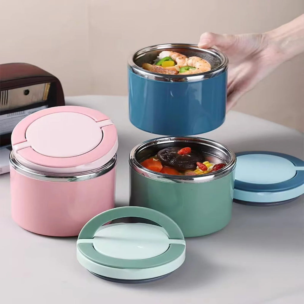 21 Oz Stainless Steel Vacuum Insulated Food Jar & Thermos Lunch Box
