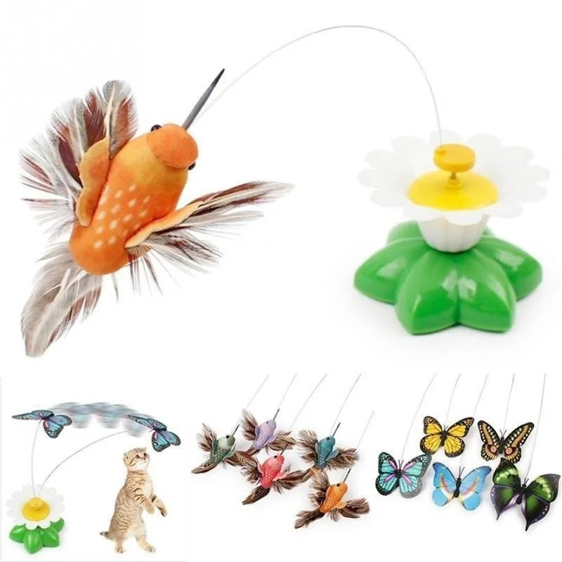 Electric Butterfly Flying Cat Toy – Flower Motion Teaser