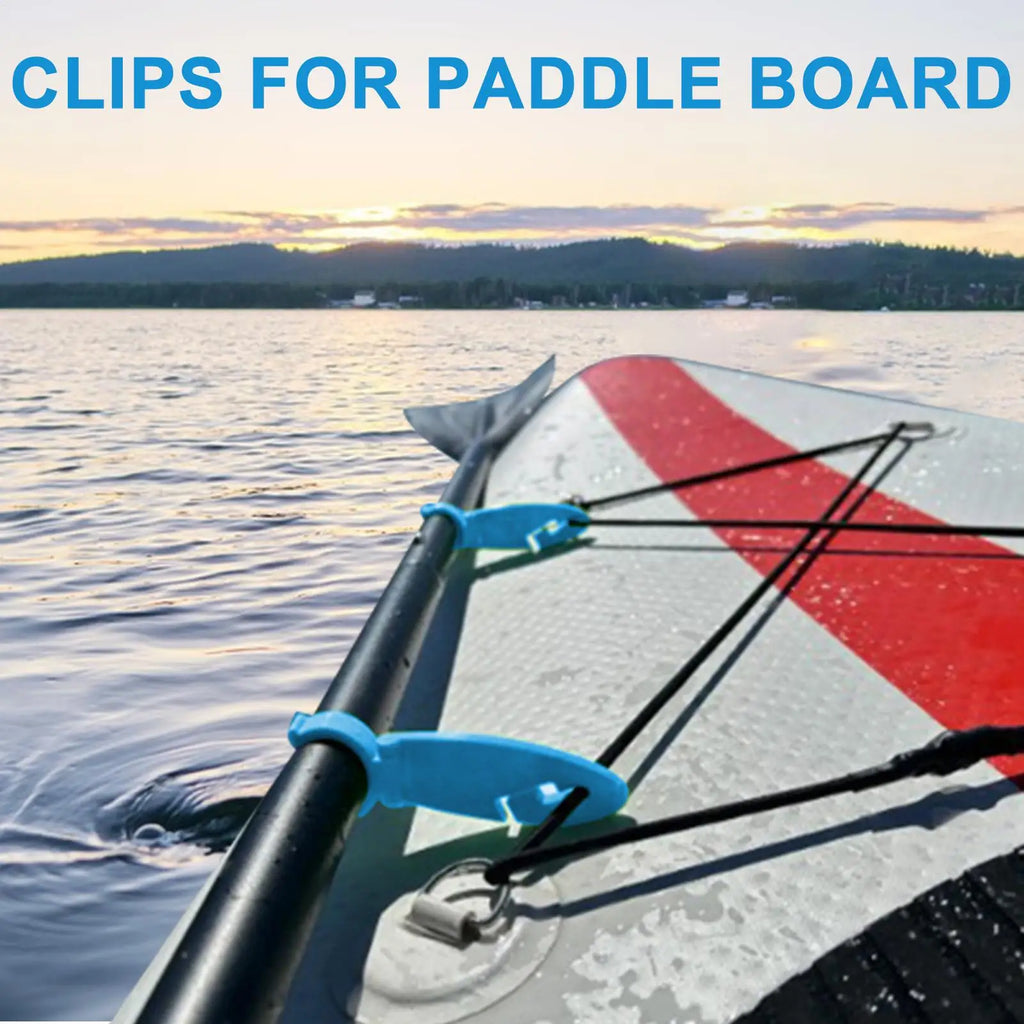 Paddle Board Fasten Clips Expandable Snap-Lock Clamps 2pcs