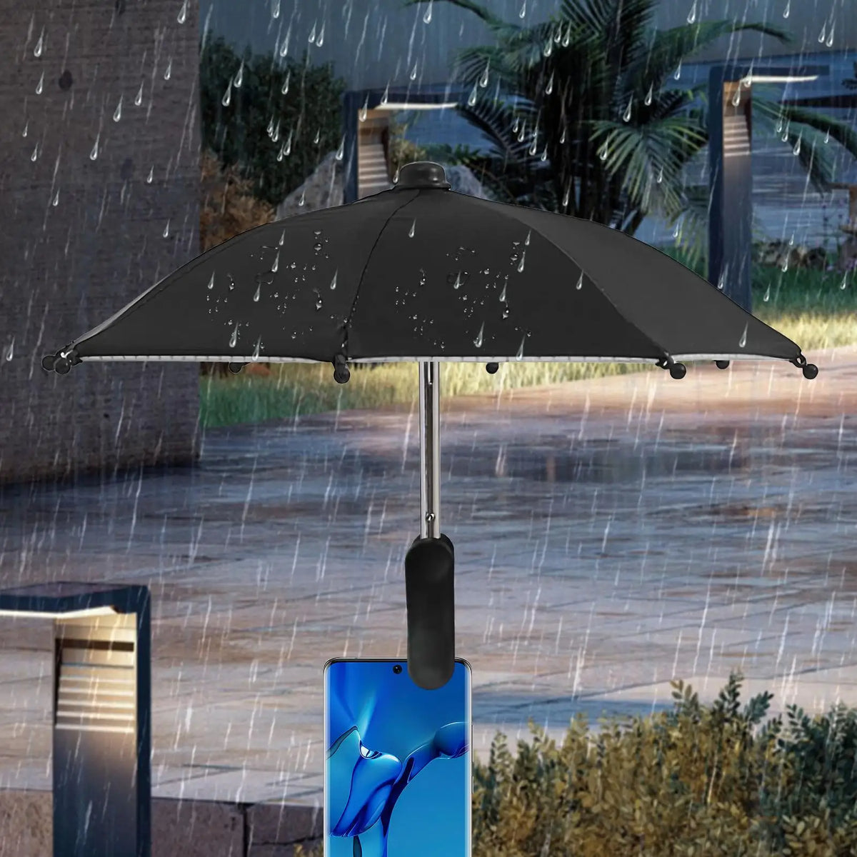 Mini Clip-On Phone Umbrella Sunshade | Outdoor Screen Shade