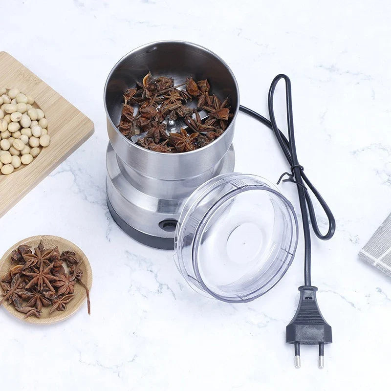 Electric Coffee & Spice Grinder 200W 400ML | One-Touch Blade