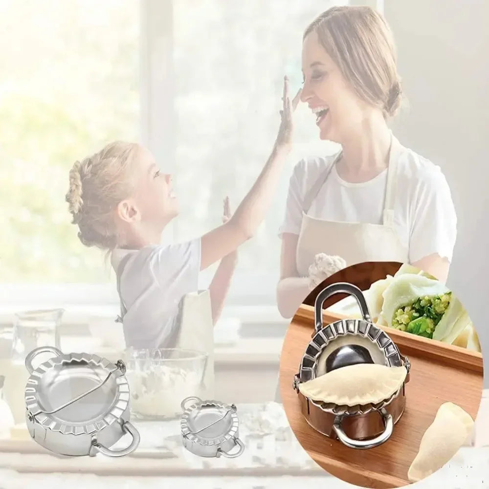 Stainless Steel Dumpling Maker Press | Ravioli & Pierogi Mold