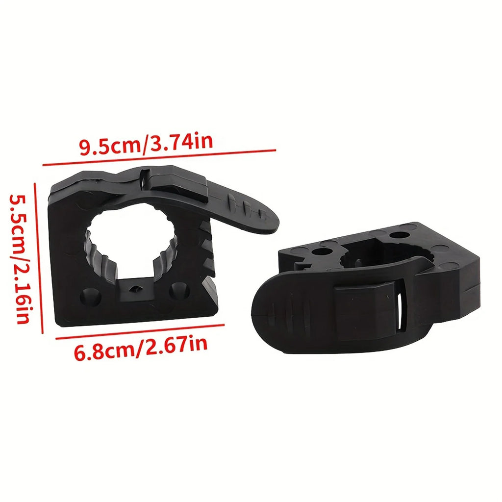 Heavy-Duty Rubber Clamp Hook for Truck Bed, Roof Rack & Trailer