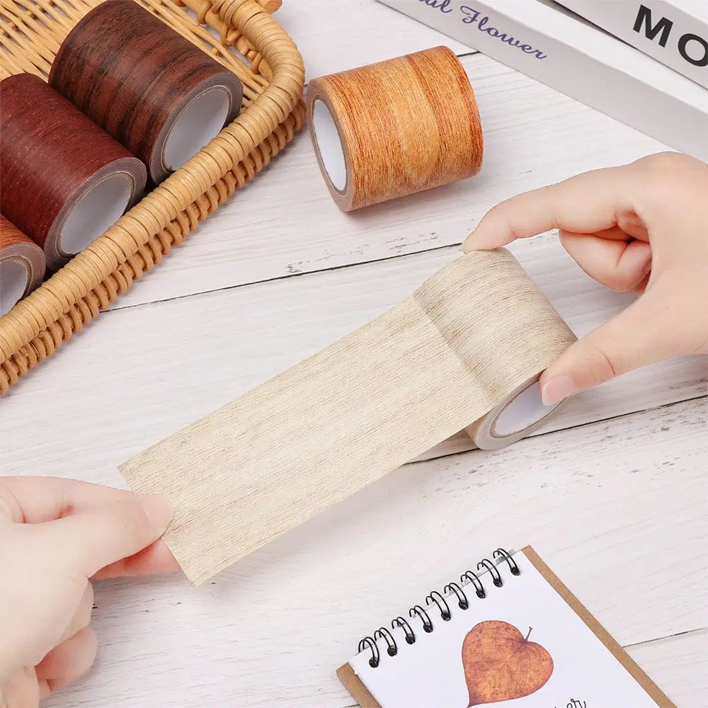 Wood Grain Furniture Repair Tape – Waterproof Skirting Sticker