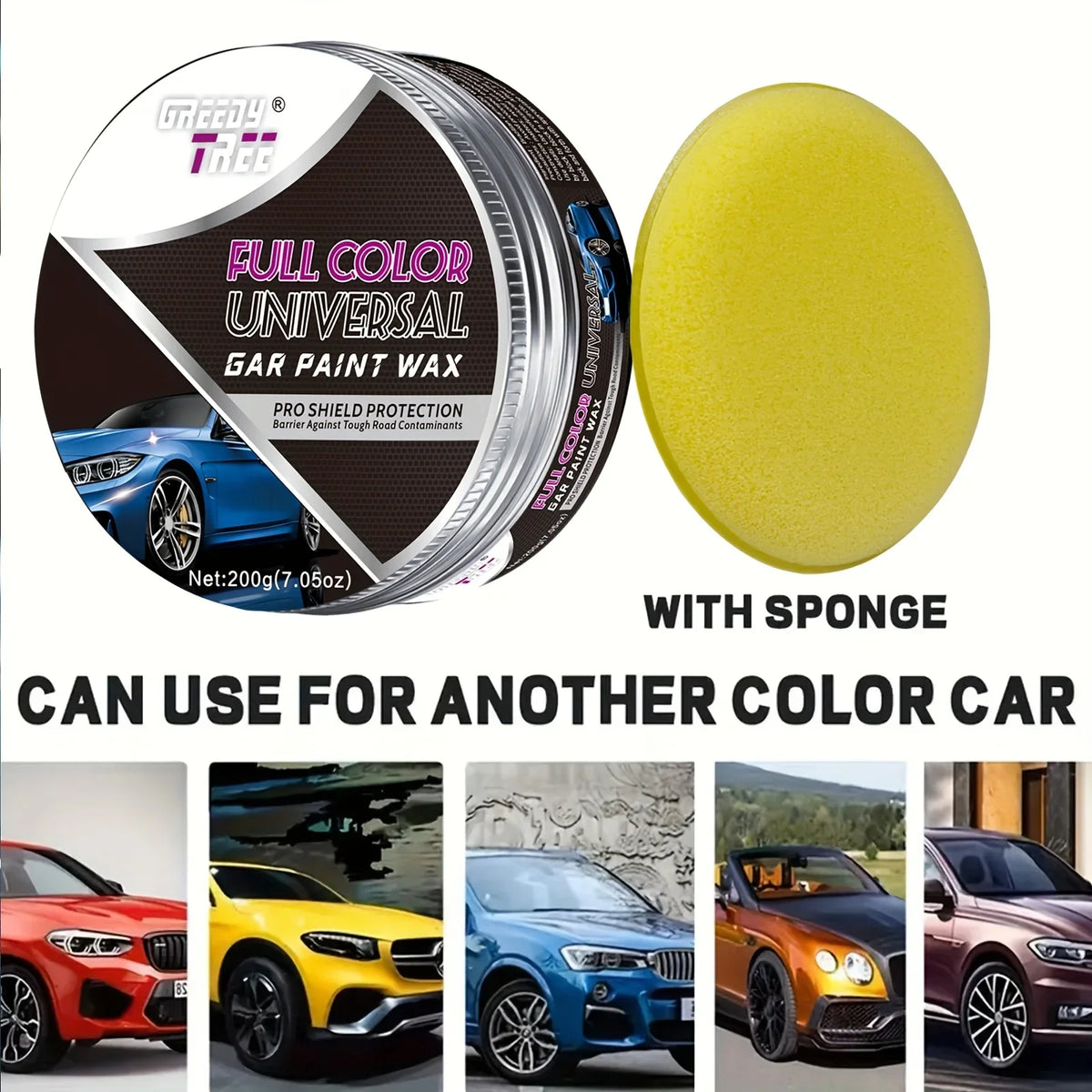 Universal Car Polish & Wax Kit – Anti-Scratch Shine Protection