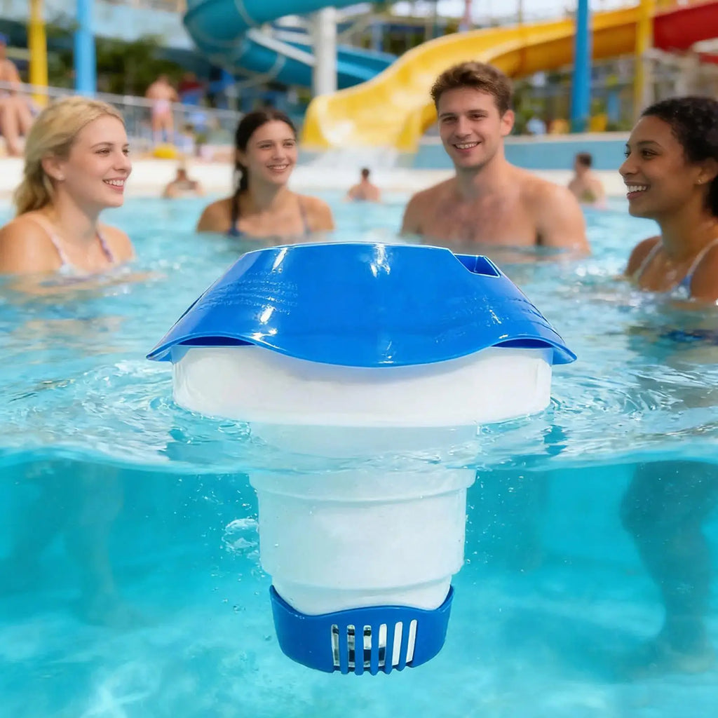 Floating Pool Chlorine Tablet Dispenser for Pools & Spas