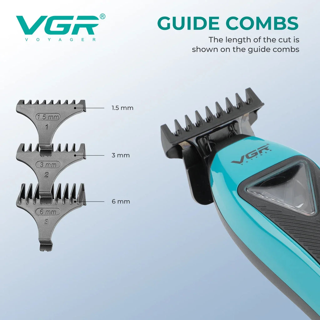 VGR V-035T Electric Hair Clipper & Trimmer Set | 150-Min Battery