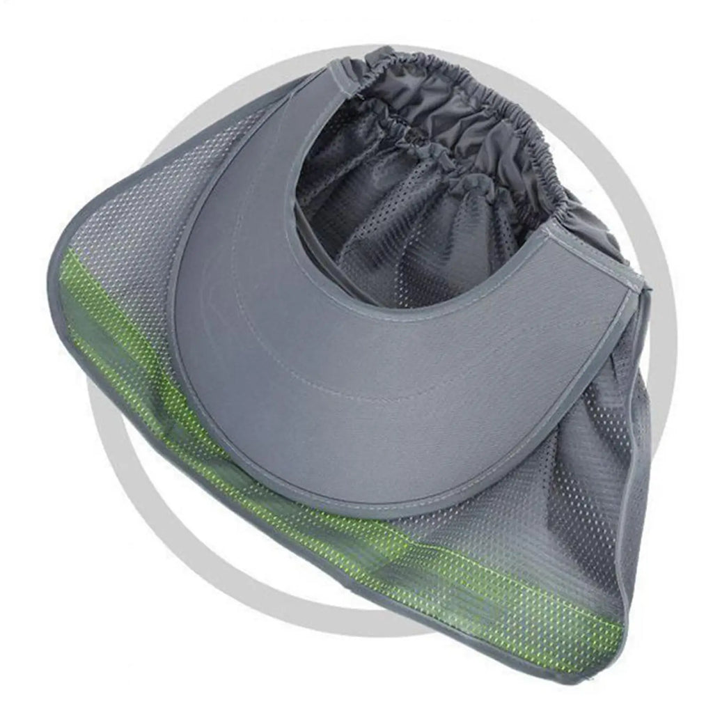 Hard Hat Sun Shade with Reflective Stripe & Neck Shield