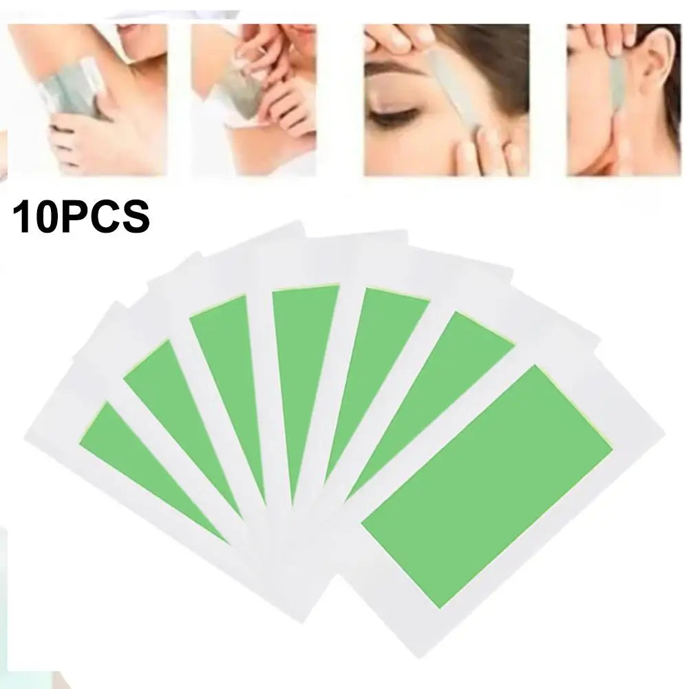 Beeswax Facial Wax Strips – Painless Hair Removal Face & Body
