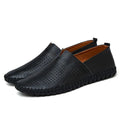 Lorilury Men's Leather Moccasin Loafers | Sizes 6–15 | Slip-On