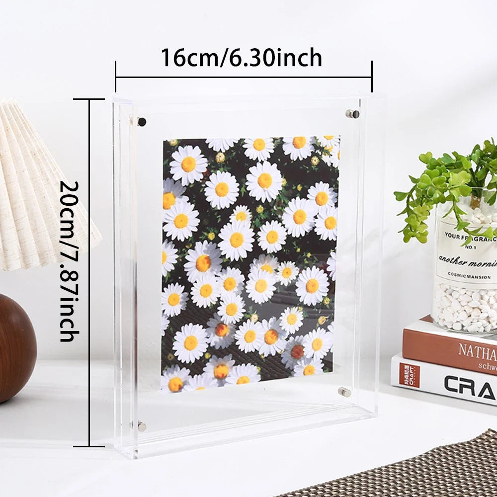 Acrylic Black Cat Picture Frame | Square & Rectangle Wall Décor