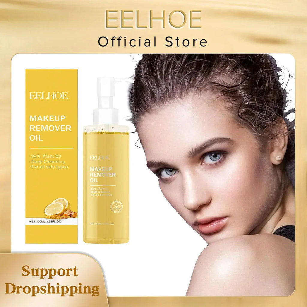 EELHOE Turmeric Cleansing Oil – Deep Pore Cleanser & Makeup Remover