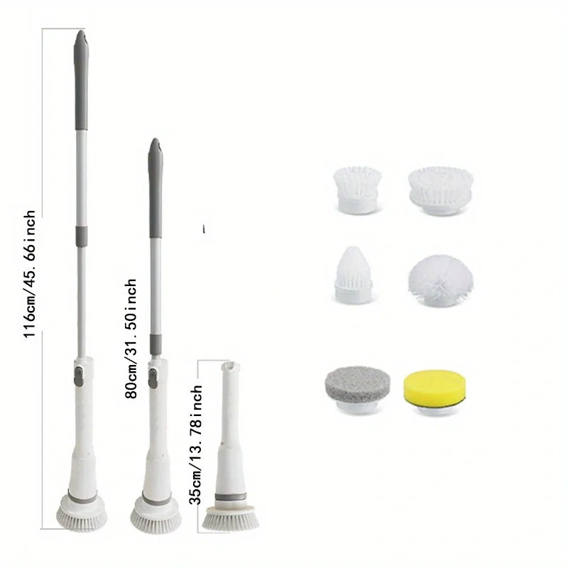 BALASHOV Electric Spin Scrubber – Cordless Cleaning Brush Kit