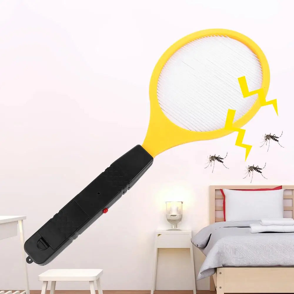 Electric Mosquito Swatter Racket | Battery-Powered Bug Zapper