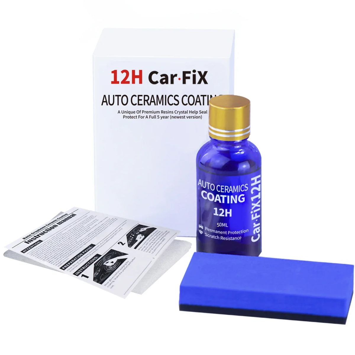12H Car Coating Polishing Wax Anti-scratch Paint Protection 5-year