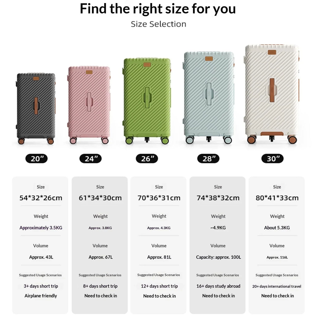 Waterproof PC Hardshell Spinner Suitcase | TSA Lock & Cup Holder