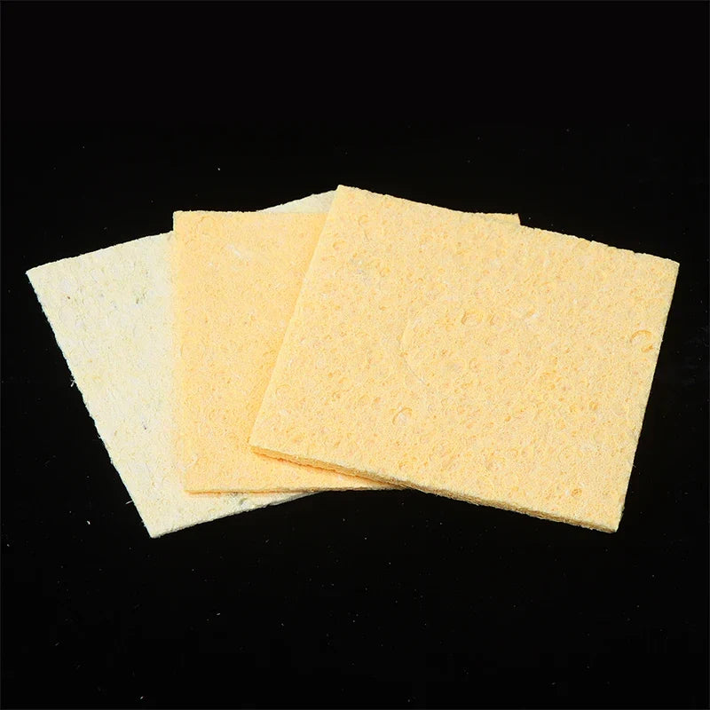 60 Soldering Clean Sponge Solder Tip Cleaning Sponges Cleaner Pads