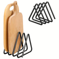 Heavy Duty Metal Cutting Board Rack & Pot Lid Holder