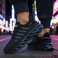 Men's Breathable Knit Sneakers – Lightweight Casual Running Shoes