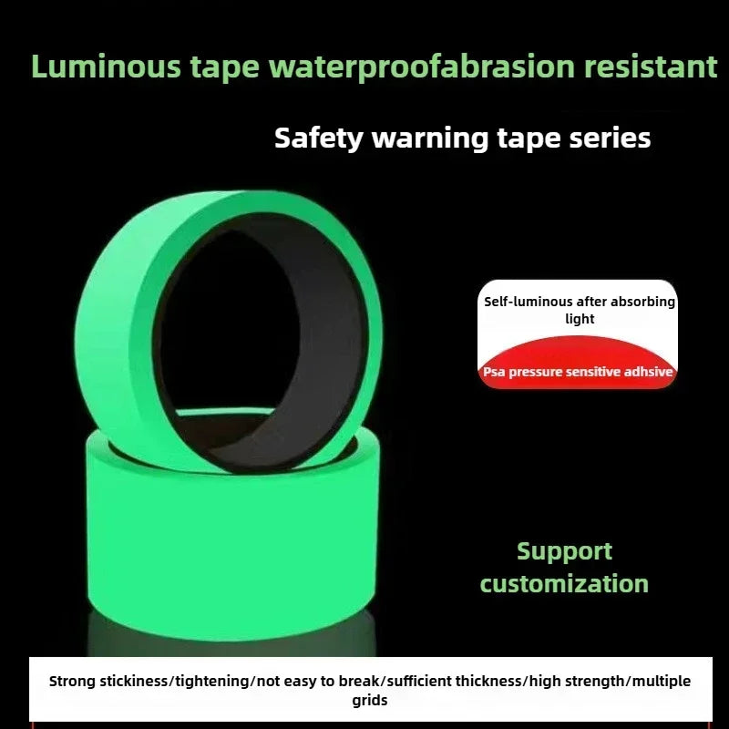 Glow in the Dark Self-Adhesive Tape for Stairs & Floors