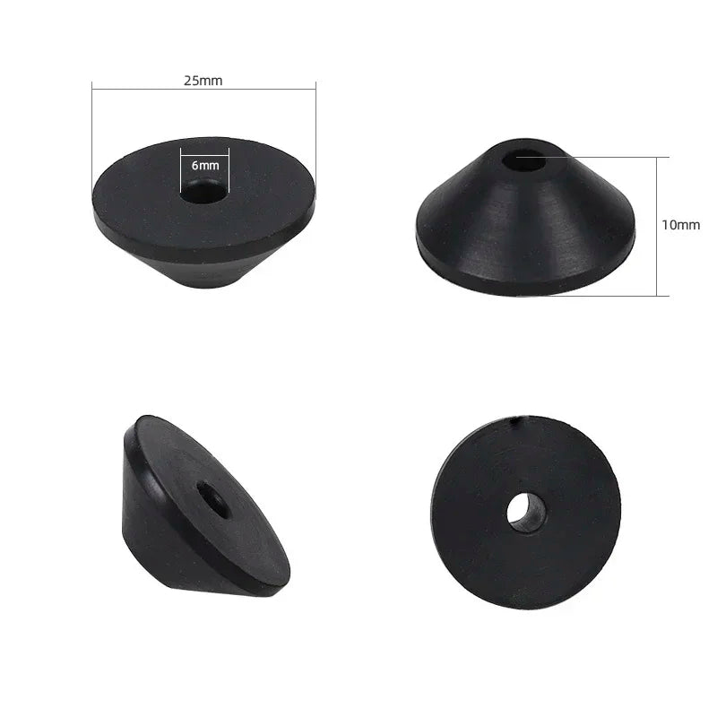 10-Pack M6 M8 Rubber Seal Gaskets for Toilet Seat Bolts