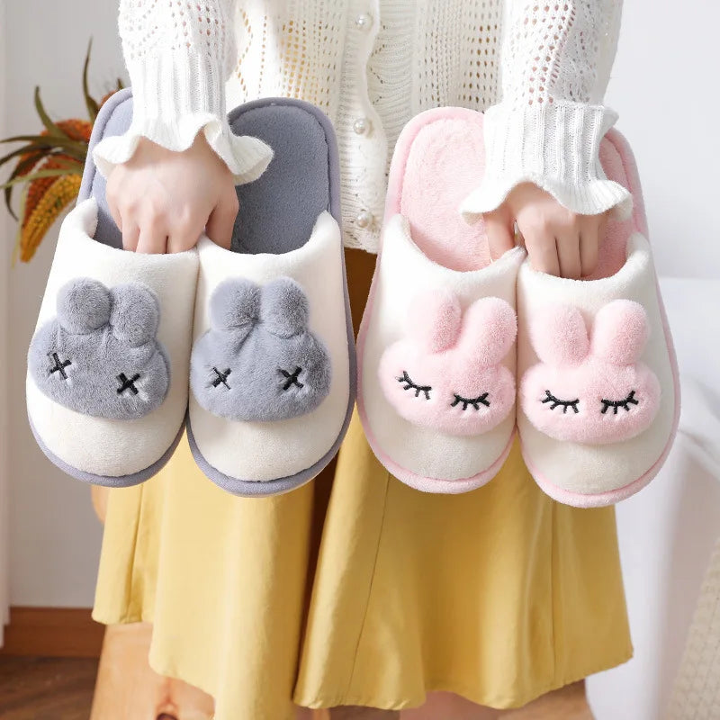 Women's Bow Slippers – Soft Warm Indoor House Shoes