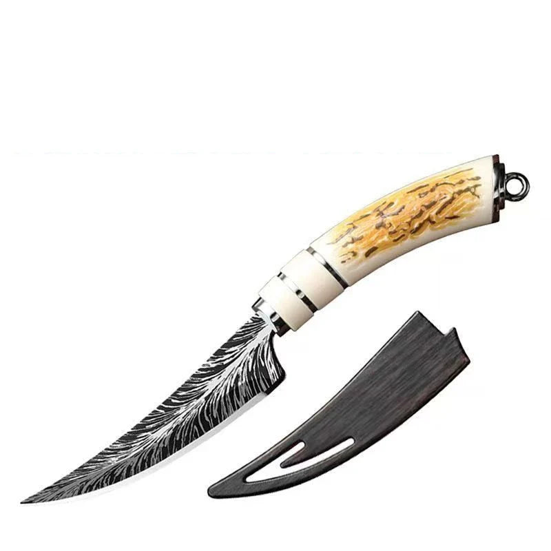 Stainless Steel Kitchen Knife with Sheath & Gift Box