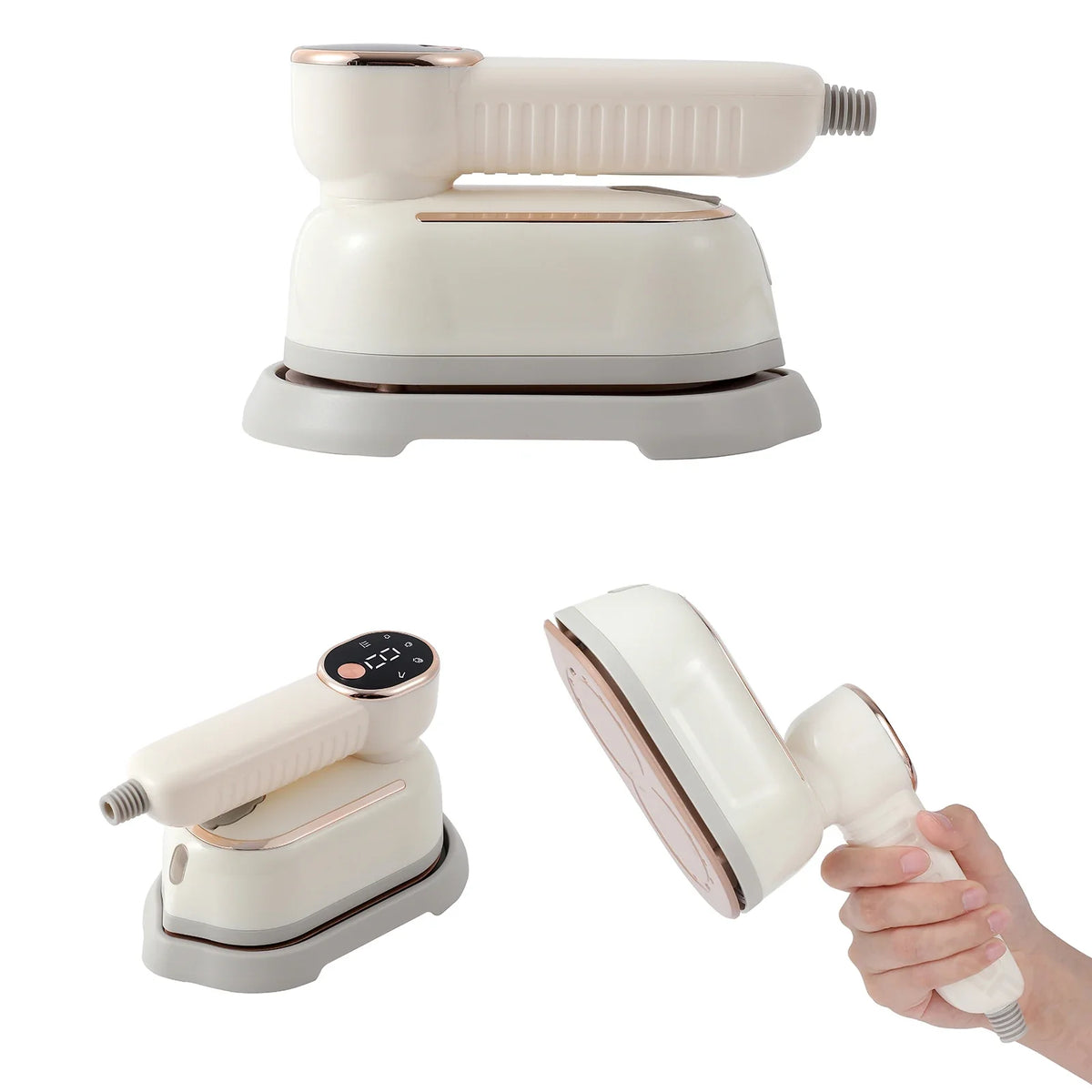 HOMEFISH Portable Mini Steam Iron | 4 Temp Settings
