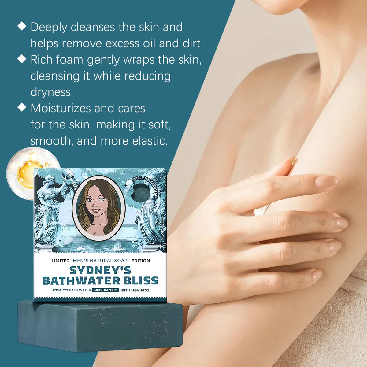 Natural Nourishing Bath Soap – Deep Clean, Moisturize & Oil Control