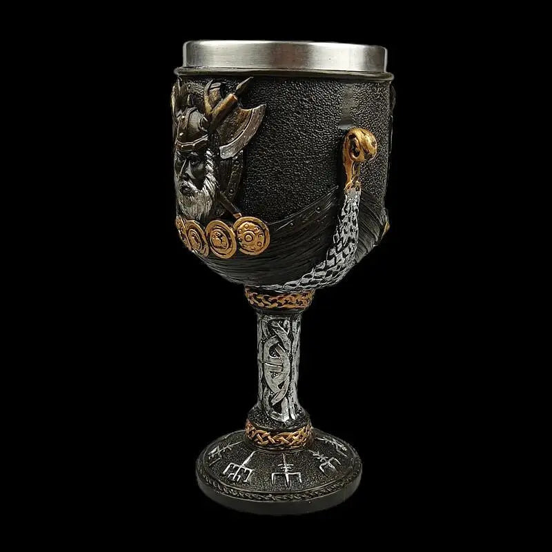 Medieval Retro Norse Mythology Viking Goddess Stainless Steel Resin