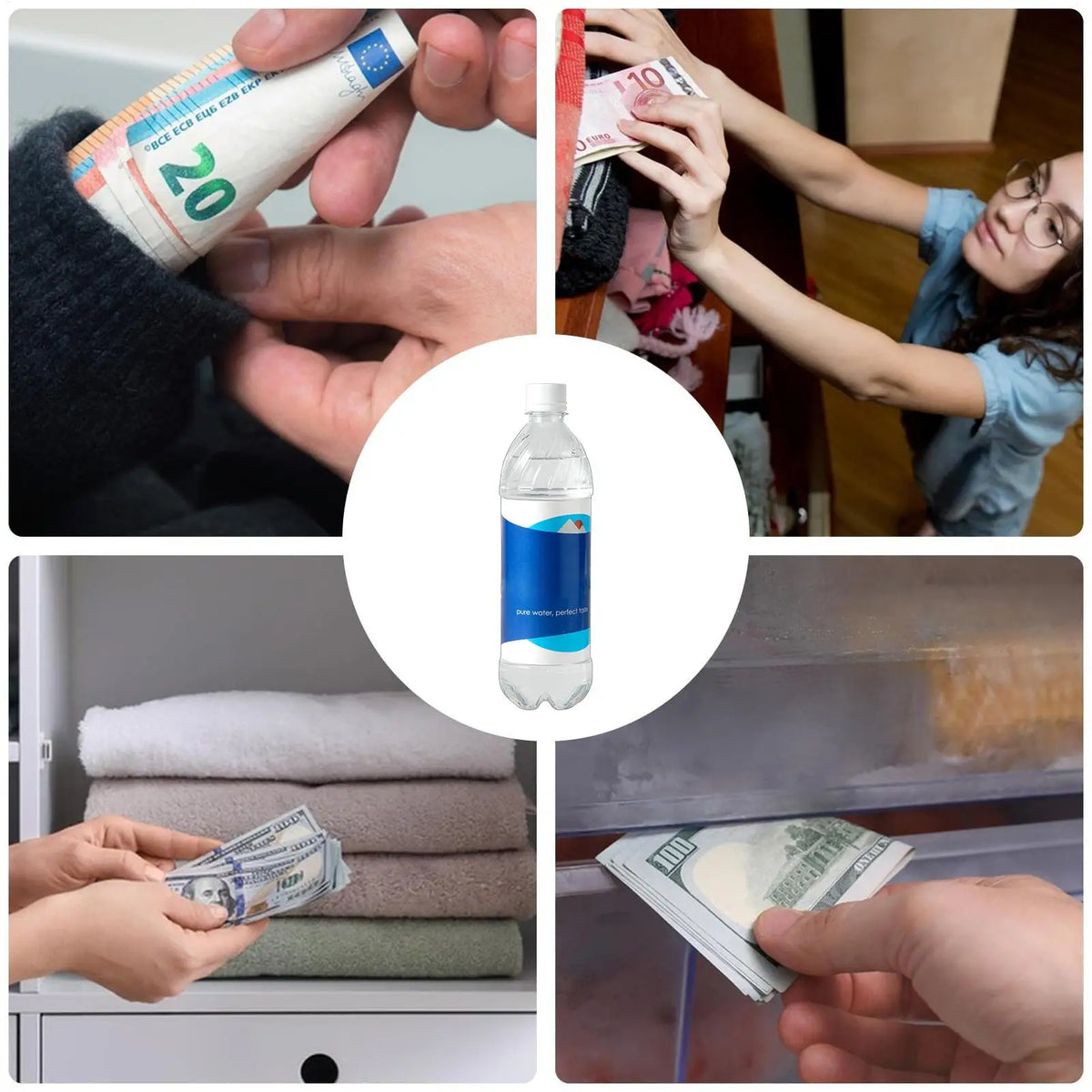 Water Bottle Diversion Safe – Hidden Stash Container
