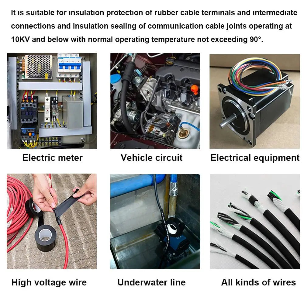 Durable Electrical Supplies Insulation Tube Repair Waterproof Rubber