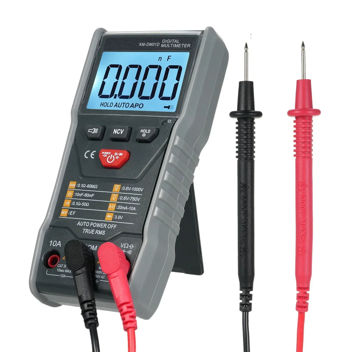 KM-DM01D Auto-Scan Digital Multimeter | 6000 Count RMS