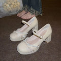 Lolita Mary Jane Pumps – Women's Butterfly-Knot Wedding Shoes