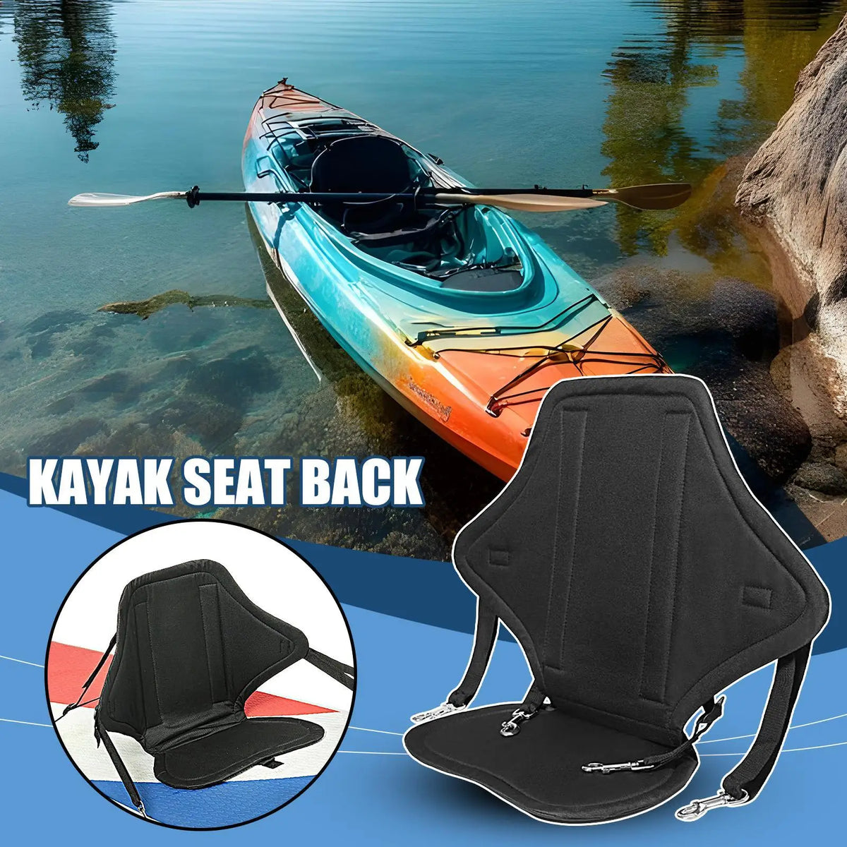 Kayak Seat Replacement Thicken Cushion Inflatable Paddleboard