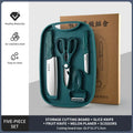 PLYS 2-in-1 Cutting Board Set – Cleaver, Knife & Scissors
