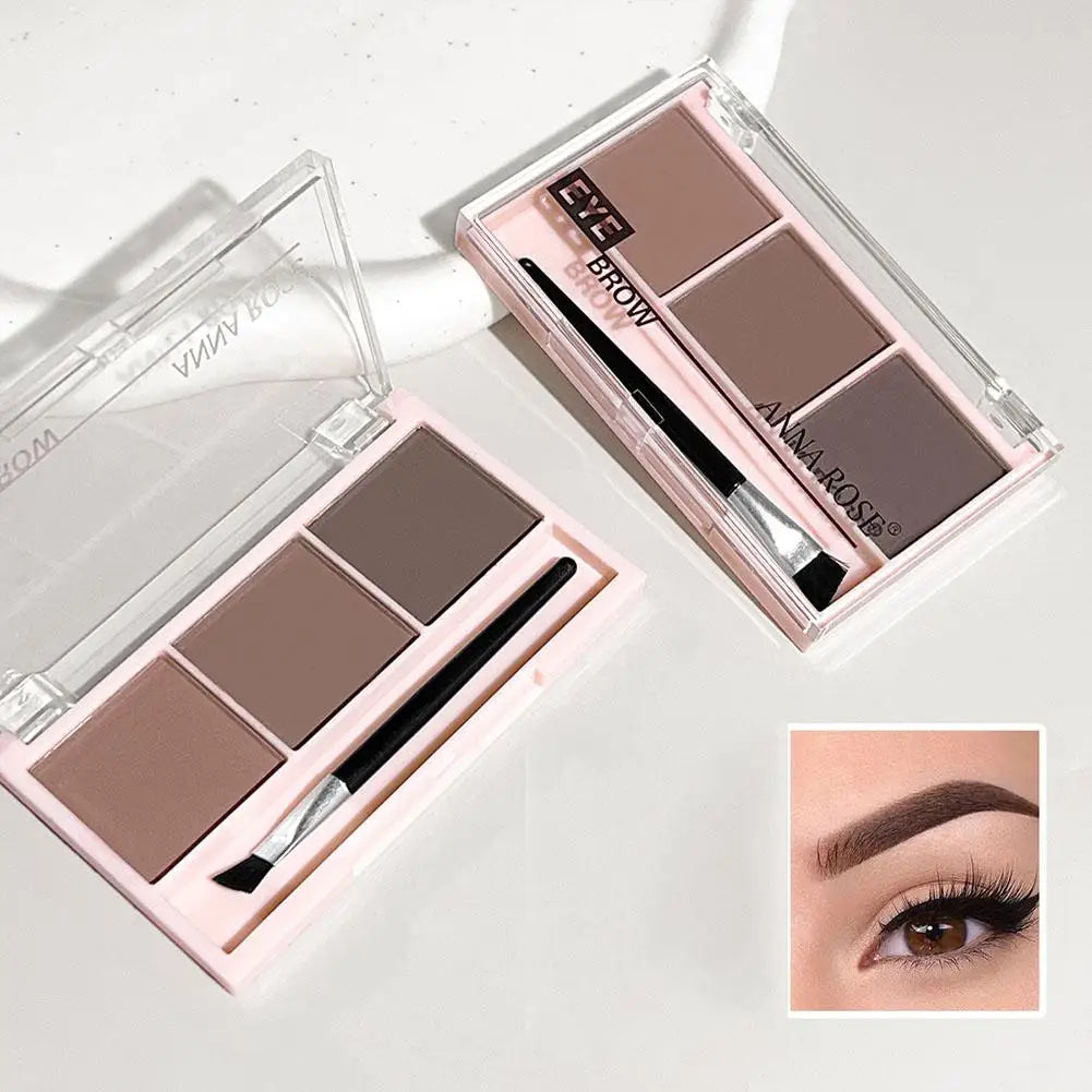 3-Color 3D Eyebrow Powder – Waterproof & Long-Lasting