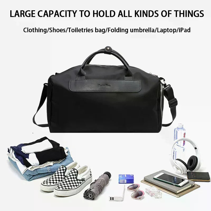 Women's Waterproof Gym Yoga Bag – Large Capacity Duffel