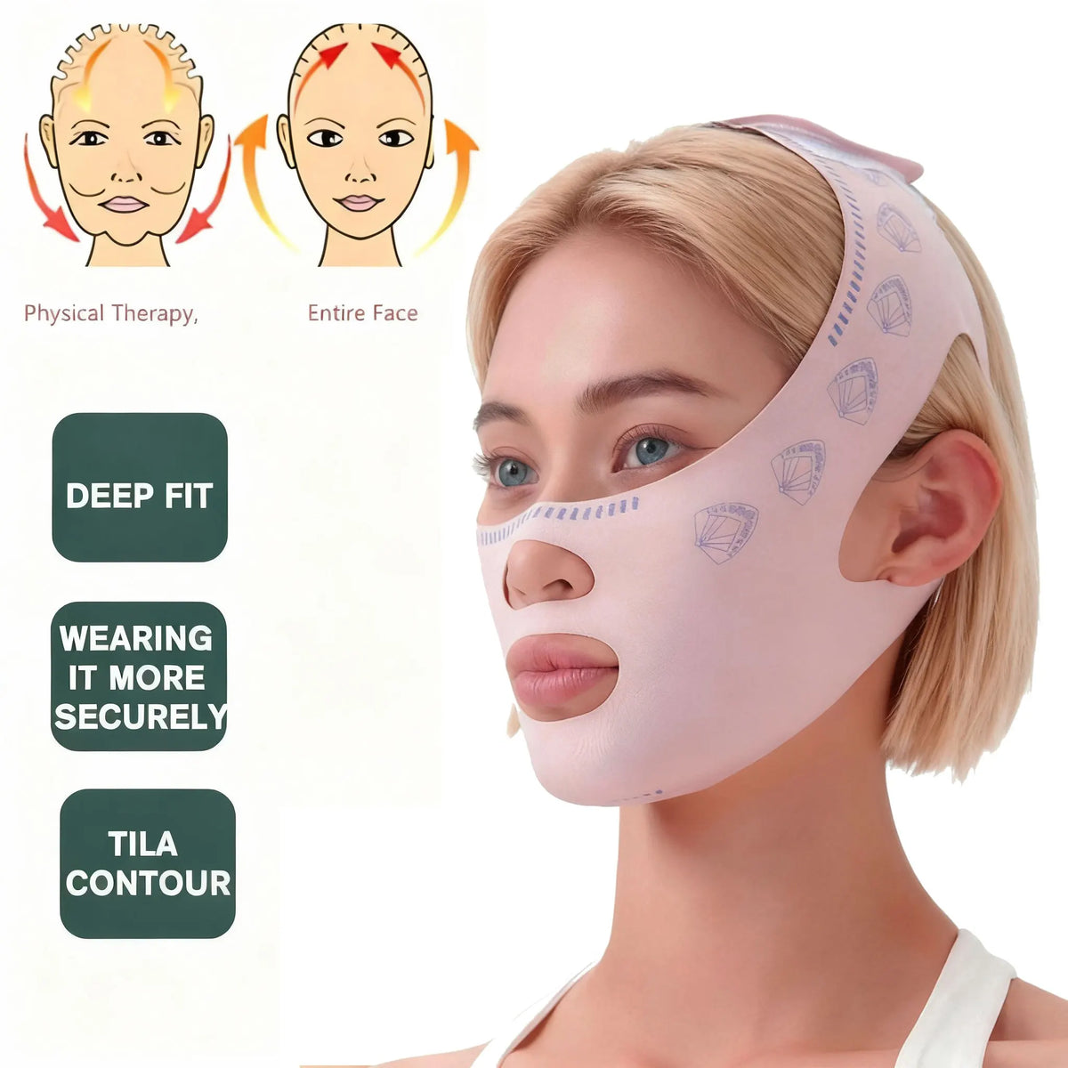 V Line Lifting Sleep Mask | Face Sculpting Chin Strap