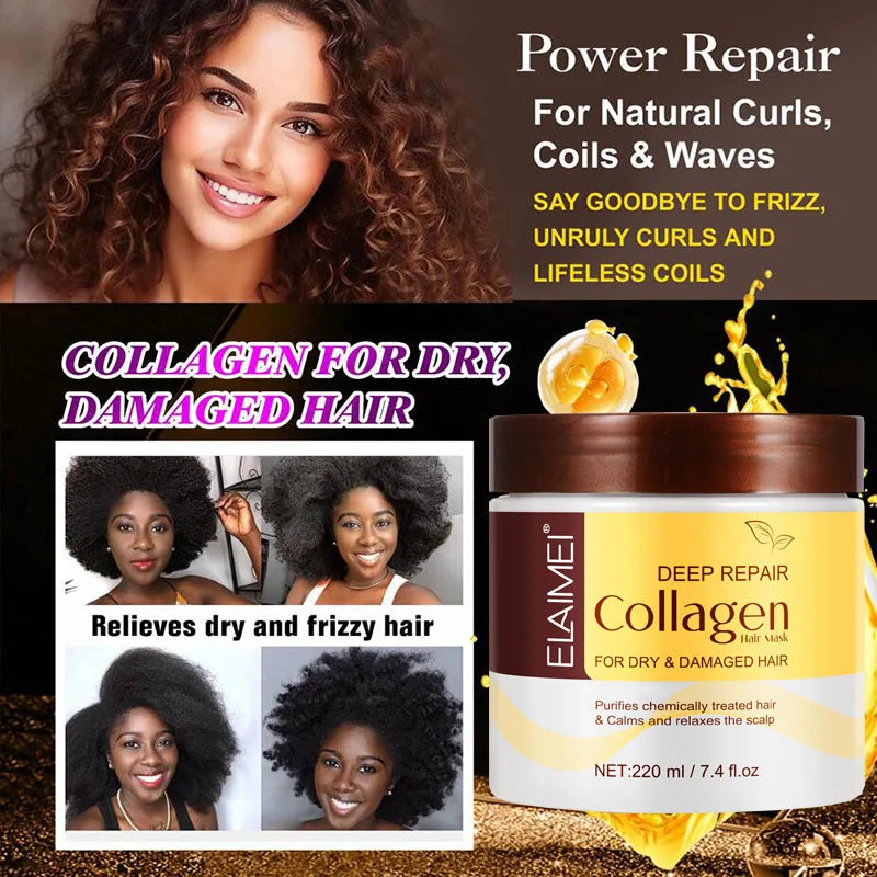 Power Oil Hair Mask Prevent Dryness Split Ends Repair Damage Frizz