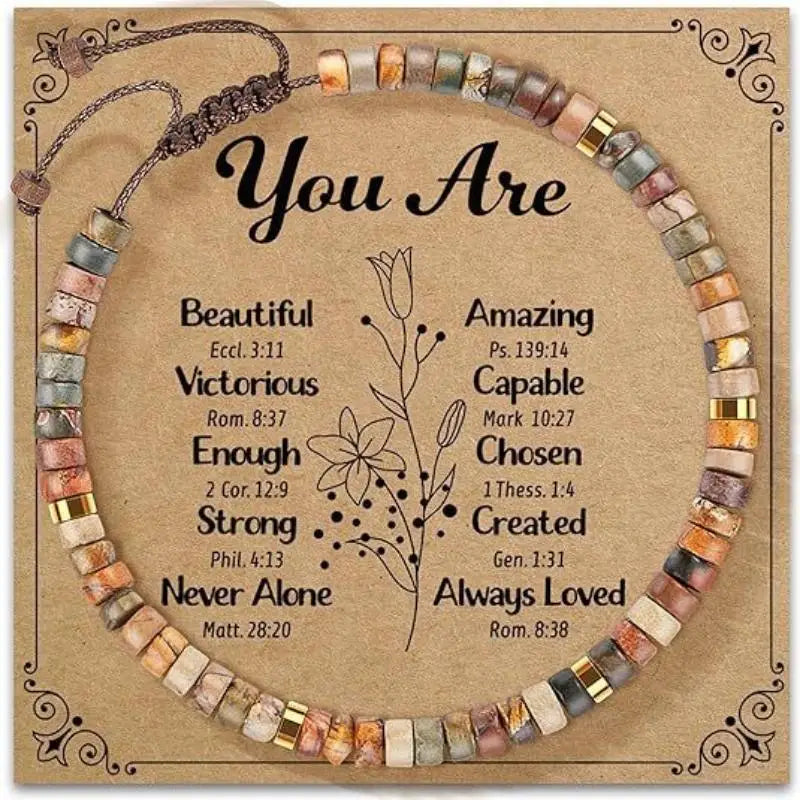 7 Chakra Natural Stone Beaded Bracelet – Woven Women's Jewelry