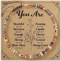 7 Chakra Natural Stone Beaded Bracelet – Woven Women's Jewelry