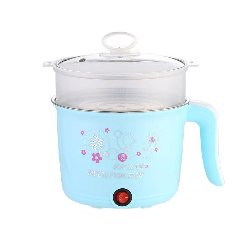 BALASHOV 1.8L Mini Electric Hot Pot & Rice Cooker for 1–2 People